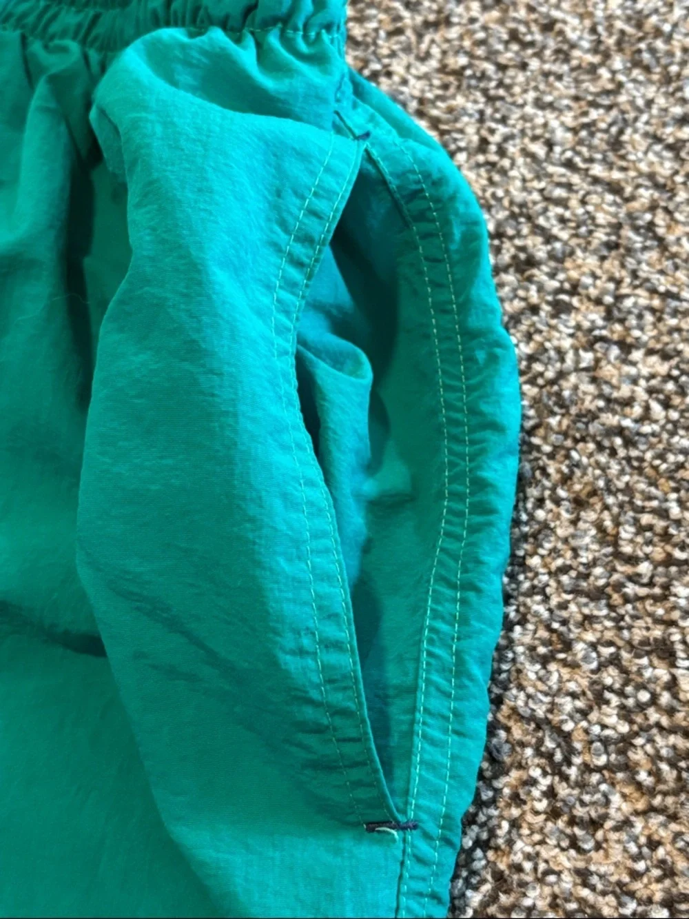 MV Sport Vintage Teal Green Men's Swim Trunks Excellent Condition Size Medium